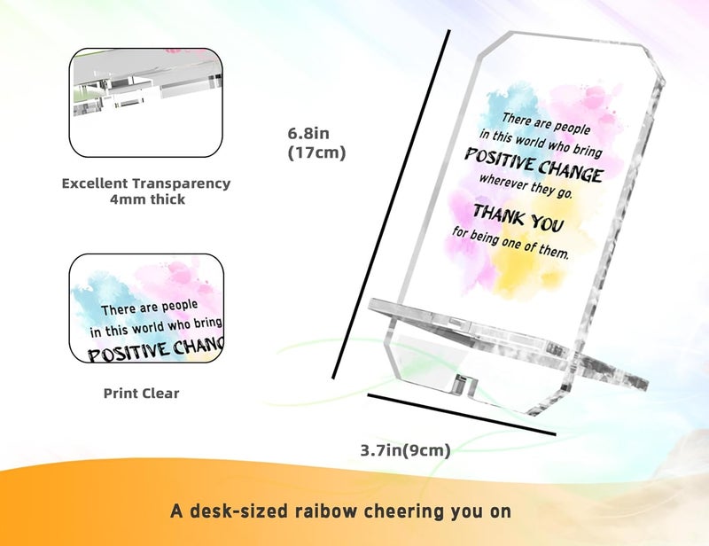 Parxara Appreciation Gifts: Gratitude Gifts for Coworkers, Nurses & Teachers - Desk Decor Phone Holder Stand, 6.8 H x 3.7 W - Image 4